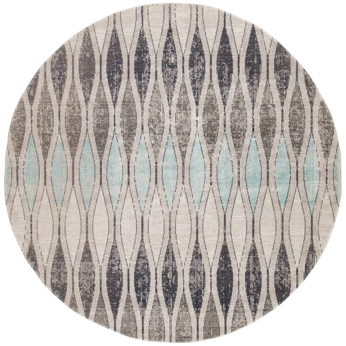 Jaipur Polaris Norwich Geometric Gray Blue POL02 Rug