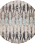 Jaipur Polaris Norwich Geometric Gray Blue POL02 Rug