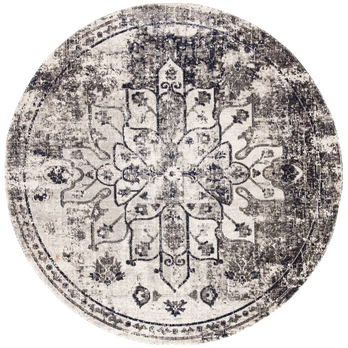 Jaipur Polaris Isolde Medallion Gray Ivory POL07 Rug