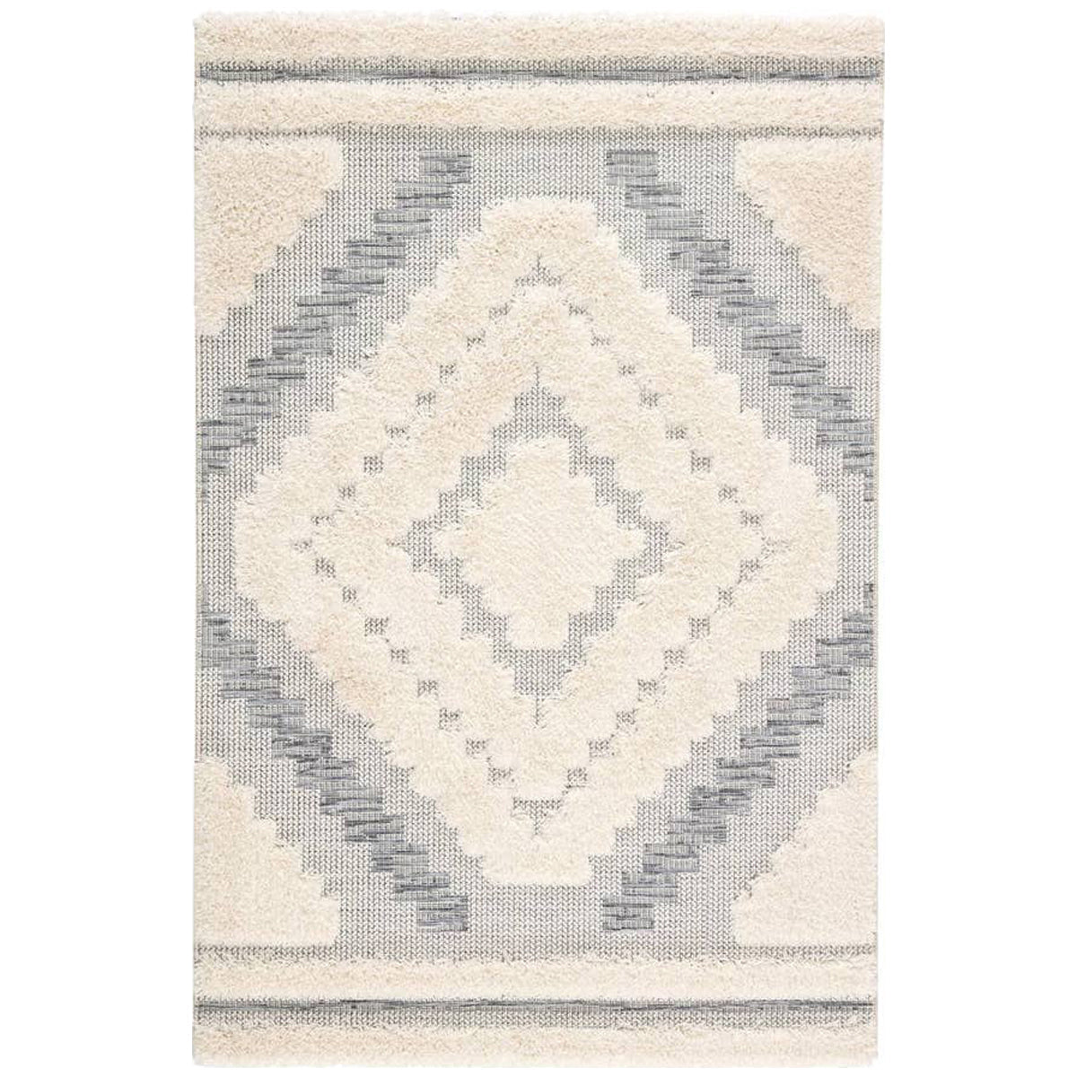 Jaipur Parades Sani Geometric Gray Cream PAD01 Rug