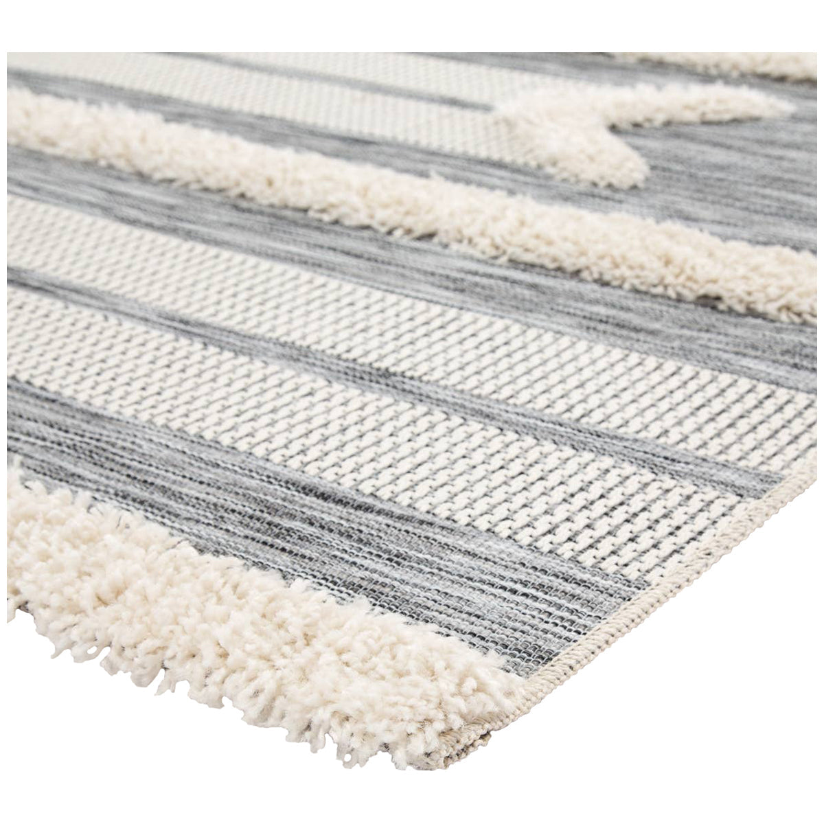 Jaipur Parades Hanai Tribal Gray Cream PAD03 Rug