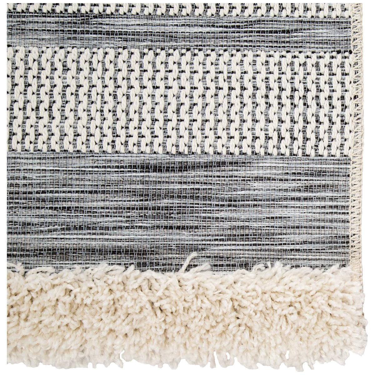 Jaipur Parades Hanai Tribal Gray Cream PAD03 Rug