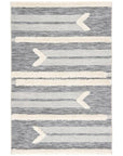 Jaipur Parades Hanai Tribal Gray Cream PAD03 Rug