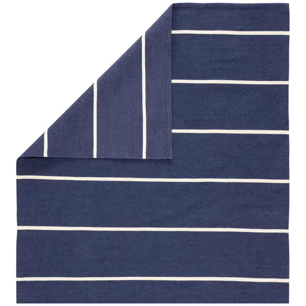 Jaipur Lanai Corbina Striped Dark Blue Ivory LAN02 Rug