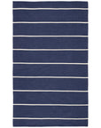 Jaipur Lanai Corbina Striped Dark Blue Ivory LAN02 Rug