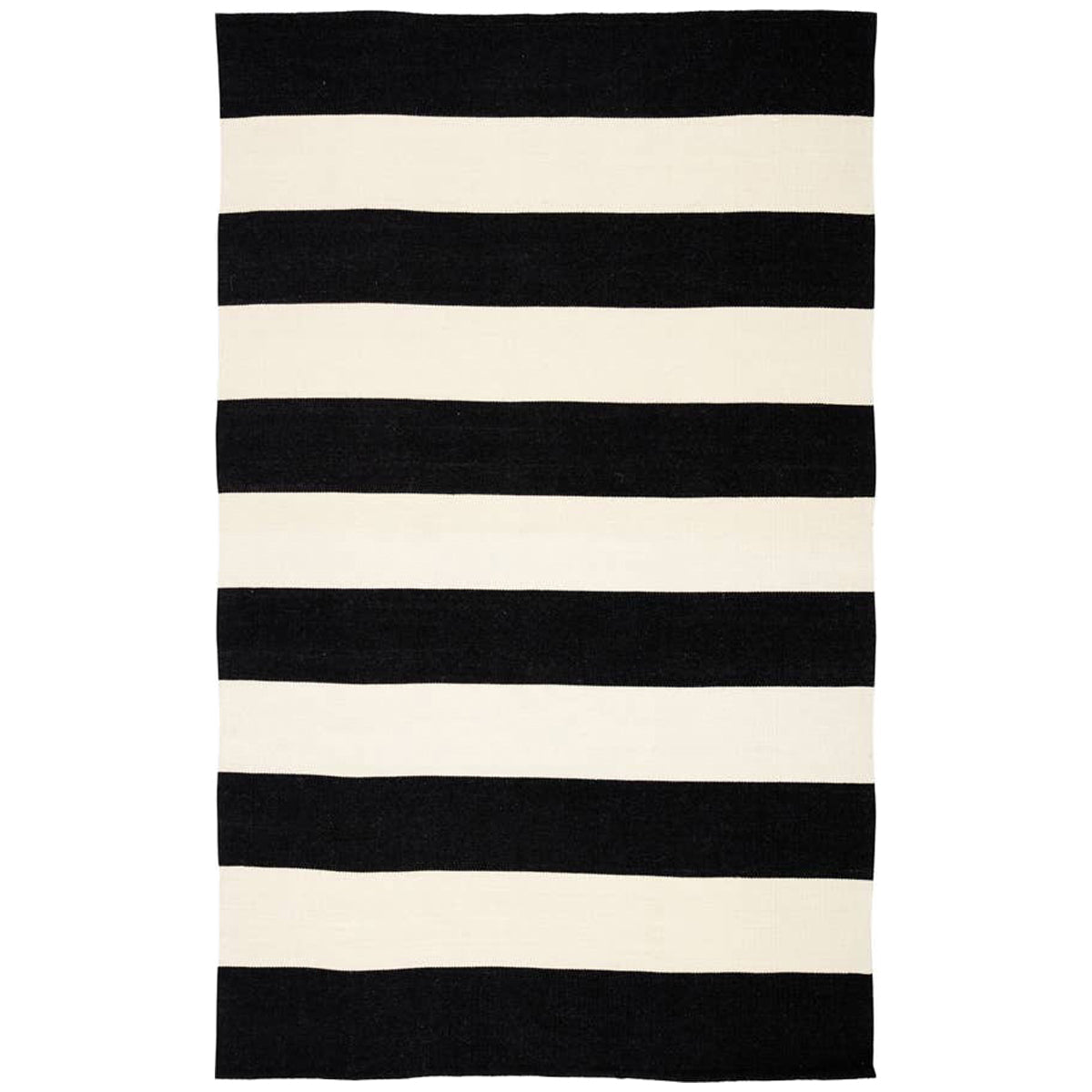 Jaipur Lanai Remora Striped Black Ivory LAN06 Rug