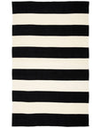 Jaipur Lanai Remora Striped Black Ivory LAN06 Rug