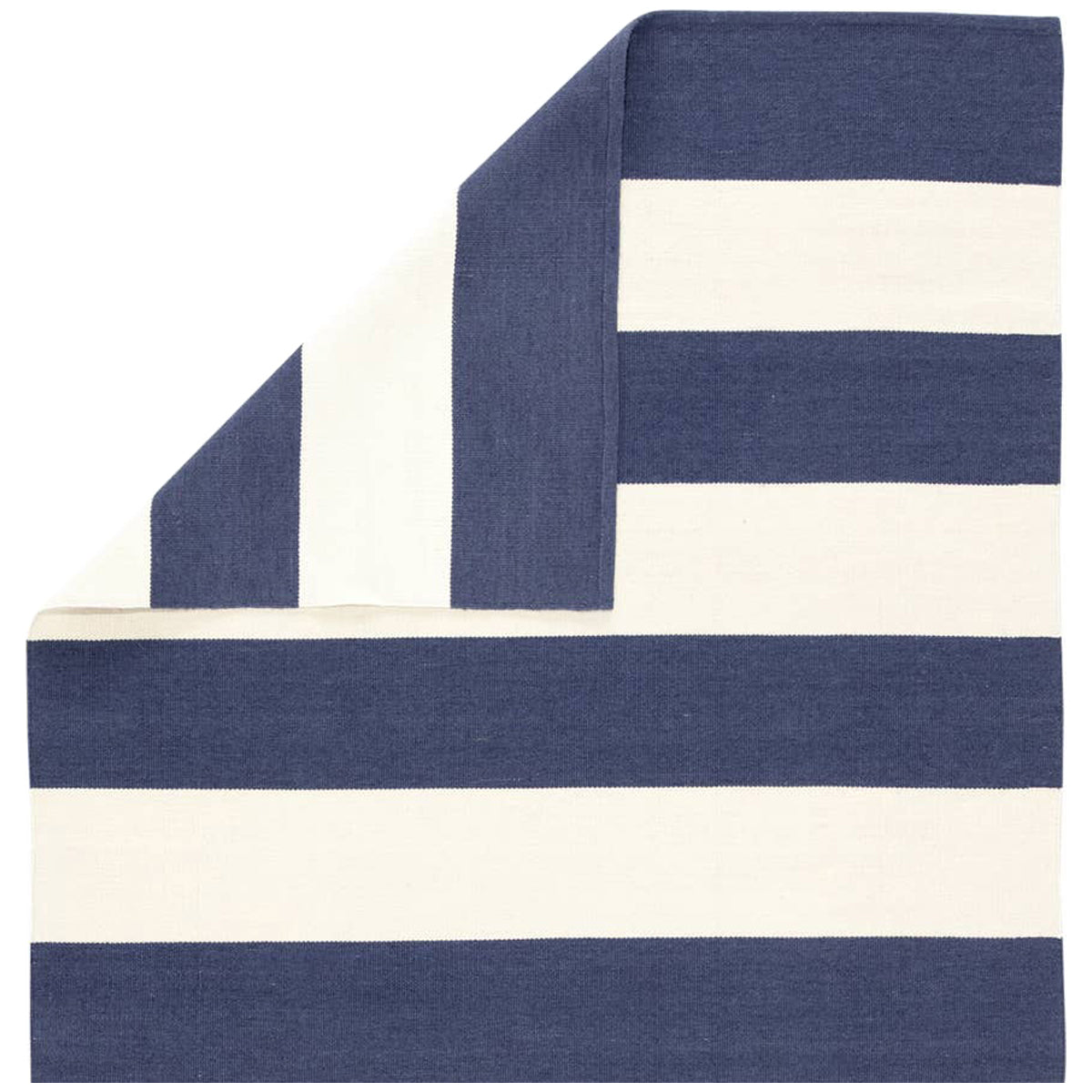 Jaipur Lanai Remora Striped Dark Blue Ivory LAN07 Rug