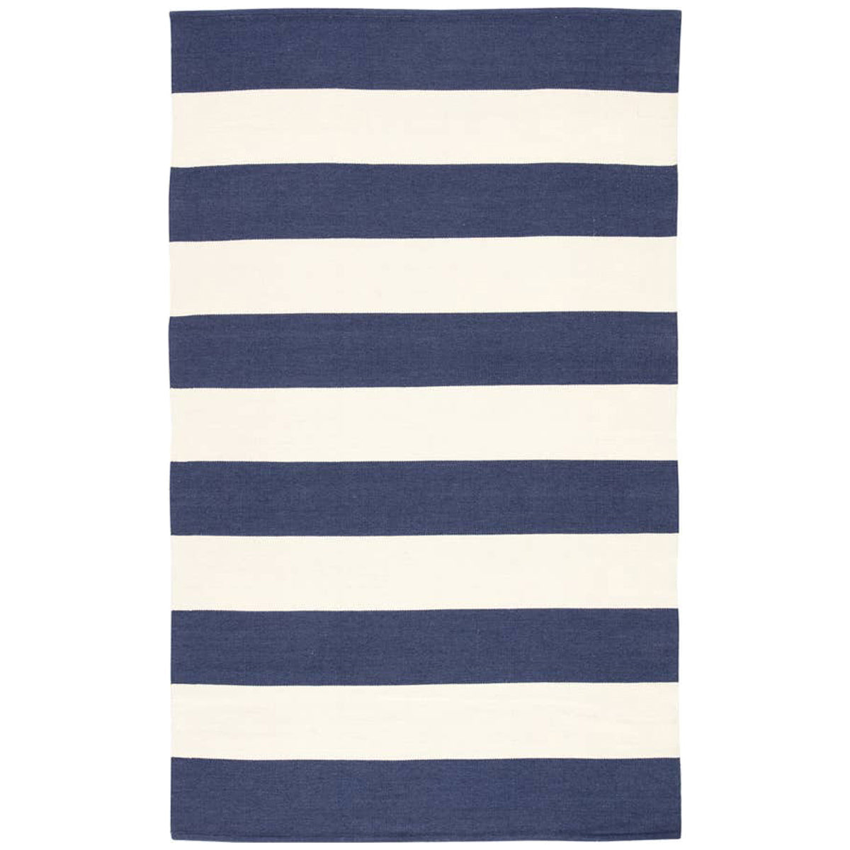 Jaipur Lanai Remora Striped Dark Blue Ivory LAN07 Rug