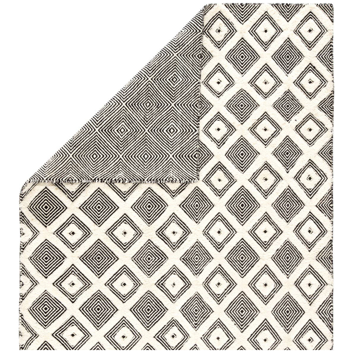 Jaipur Rebecca Bosc Trellis Ivory Black RBC07 Rug