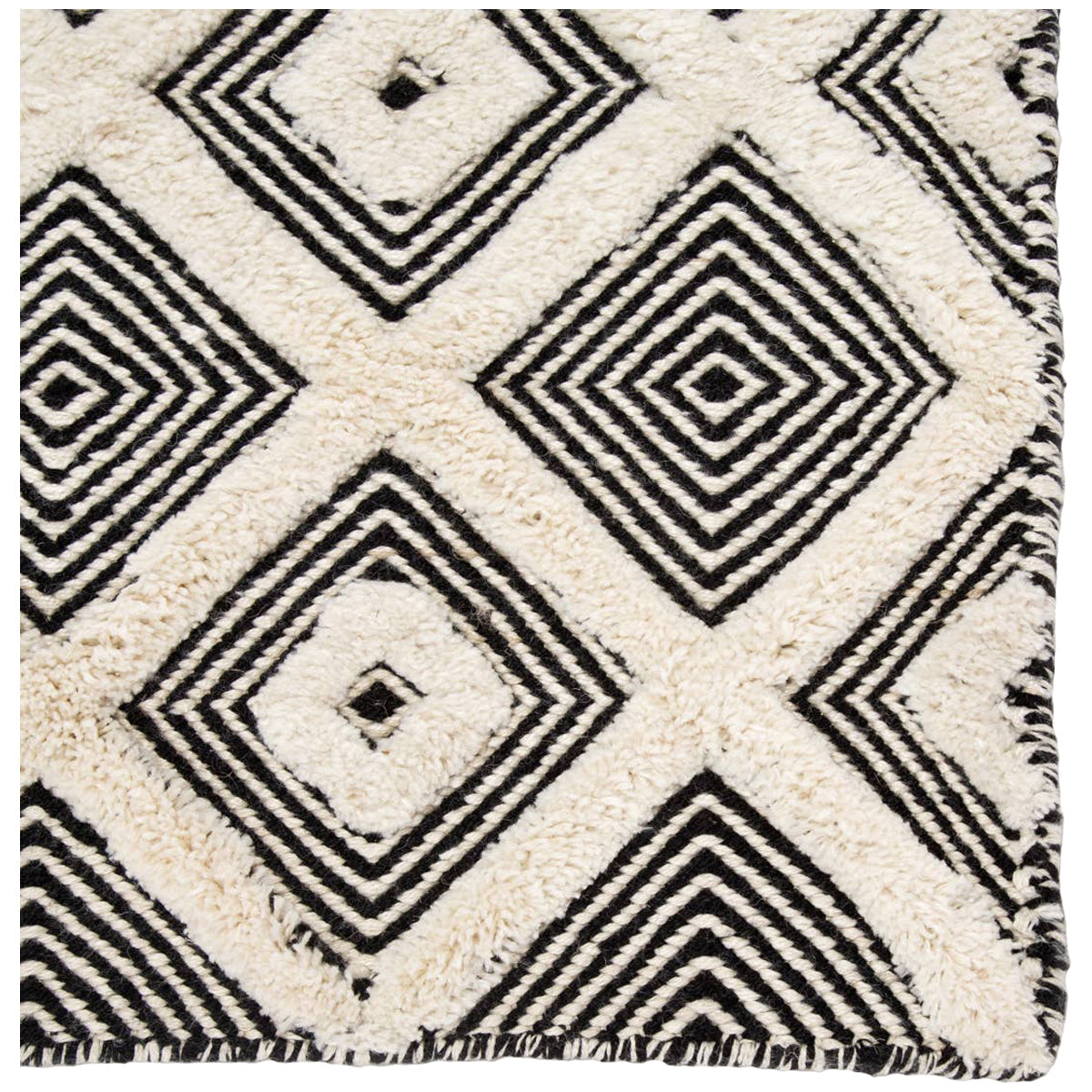 Jaipur Rebecca Bosc Trellis Ivory Black RBC07 Rug