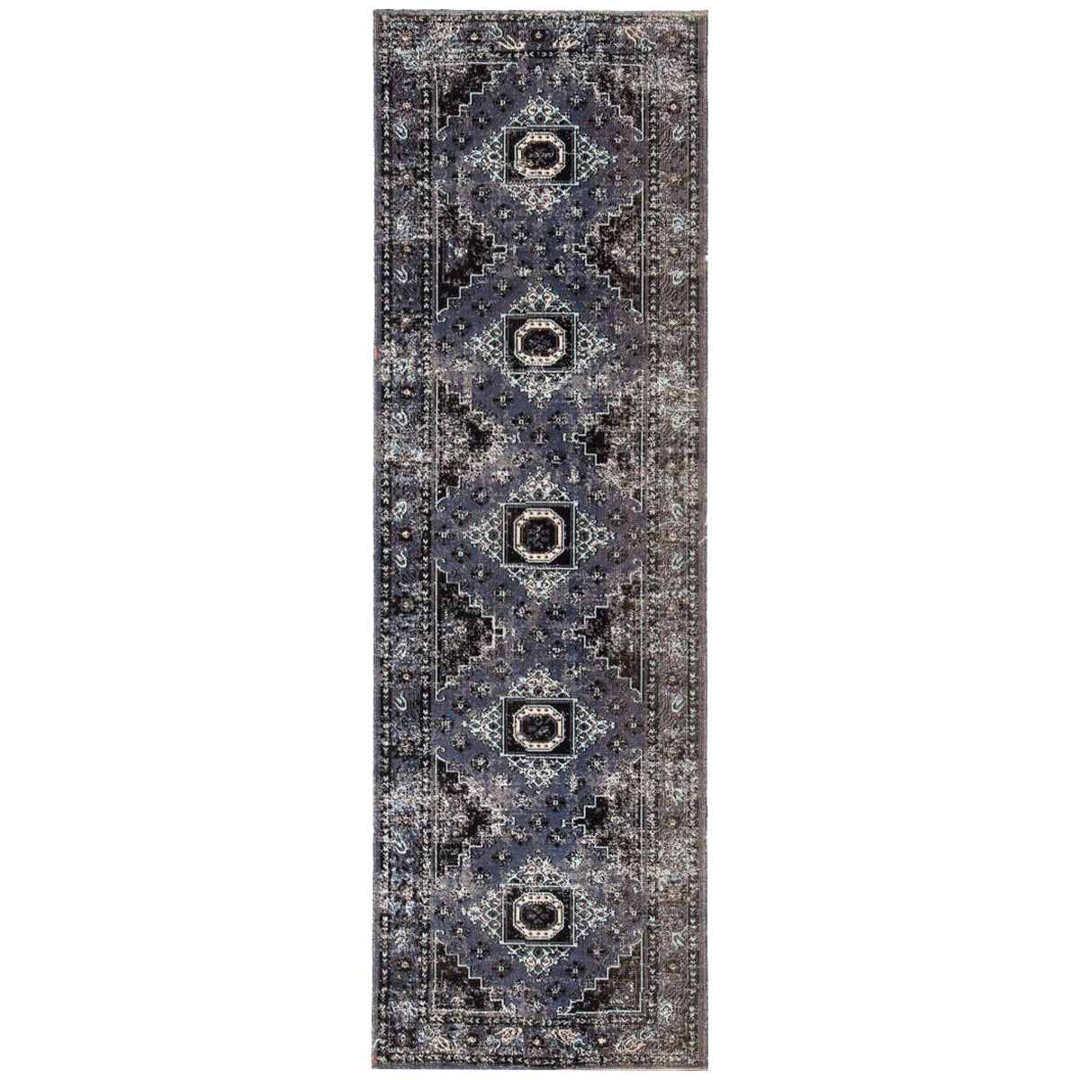 Jaipur Polaris Westlyn Medallion Black Blue POL24 Rug