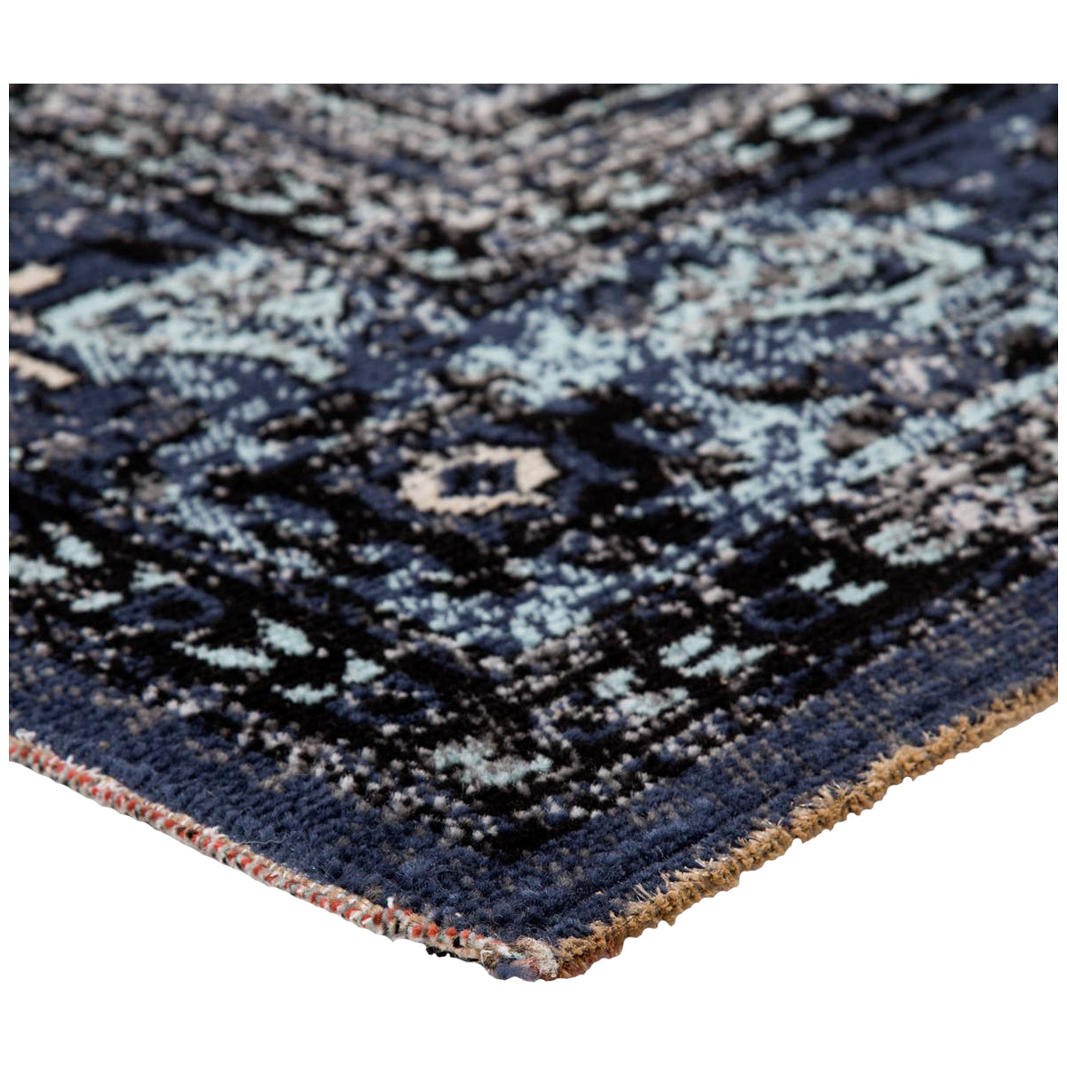 Jaipur Polaris Westlyn Medallion Black Blue POL24 Rug