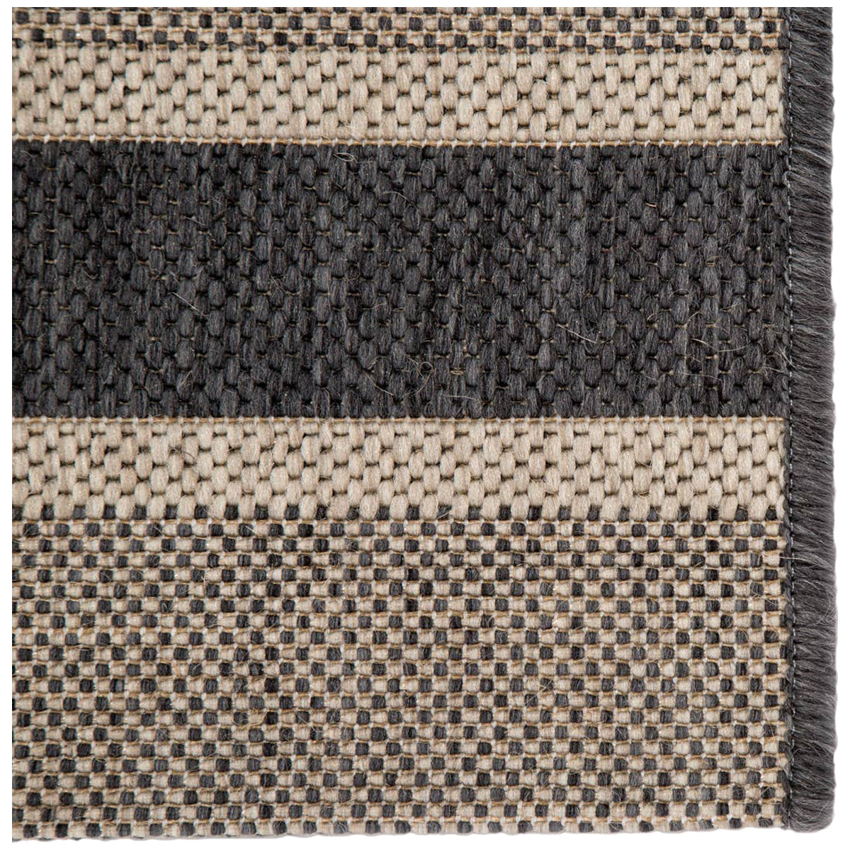 Jaipur Catamaran Pilot Striped Gray Beige CAM04 Rug