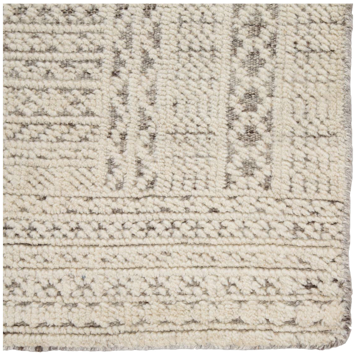 Jaipur Reign Jadene Geometric White Light Gray REI07 Rug