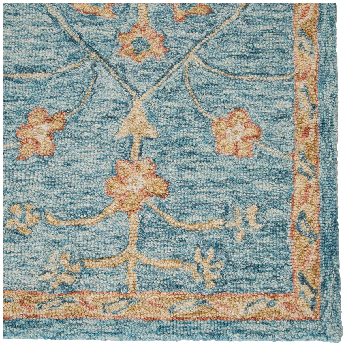 Jaipur Province Juniper Oriental Teal Orange PRO02 Rug