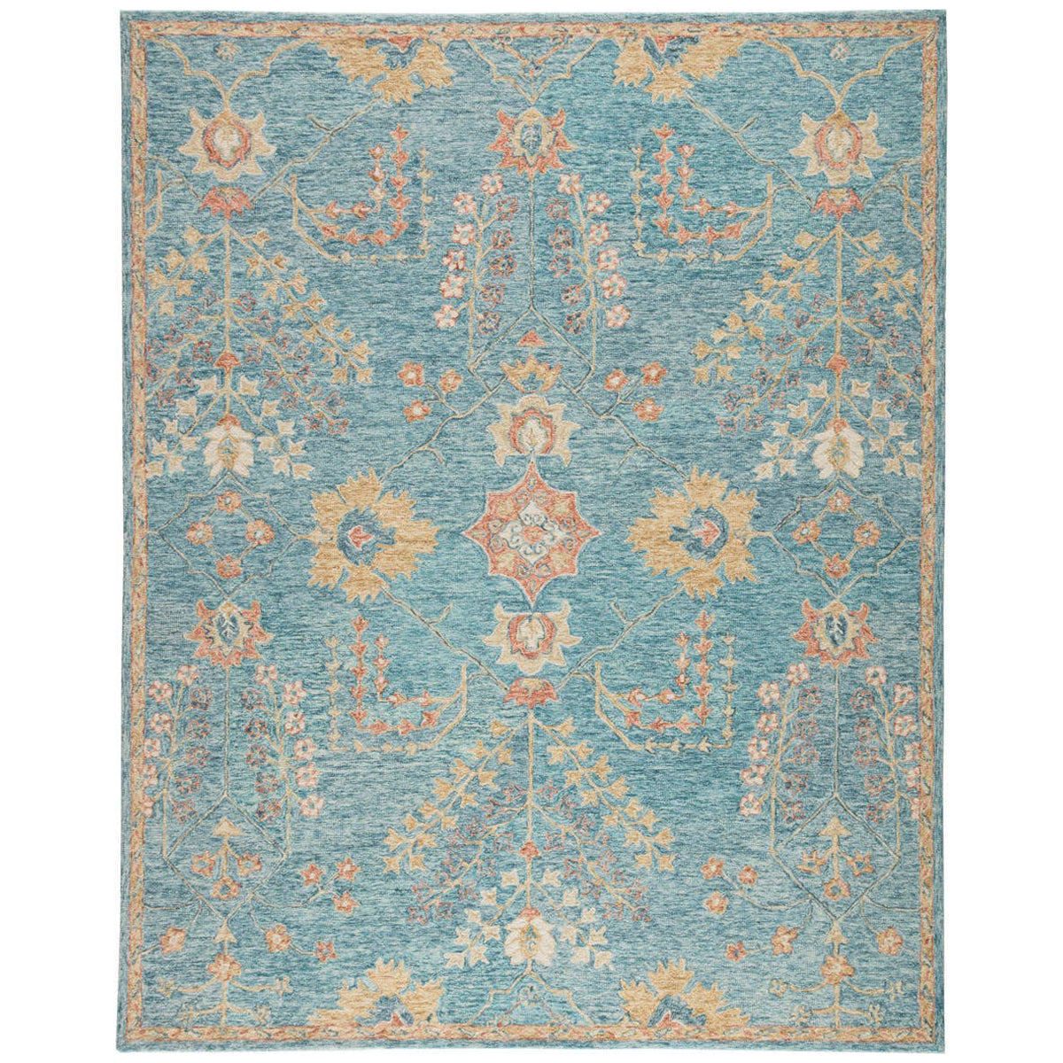 Jaipur Province Juniper Oriental Teal Orange PRO02 Rug