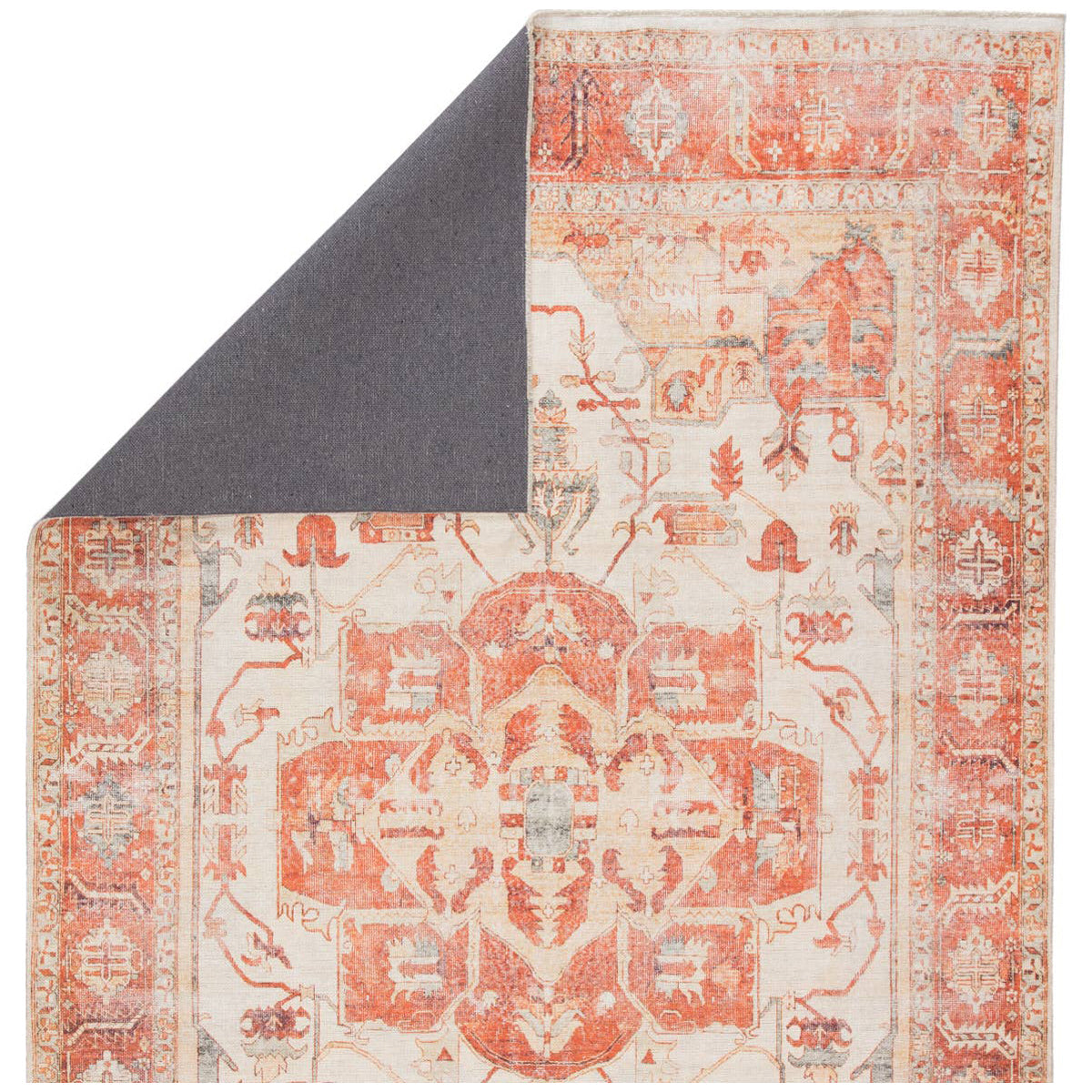 Jaipur Boheme Rhoda Medallion Orange Ivory BOH01 Rug