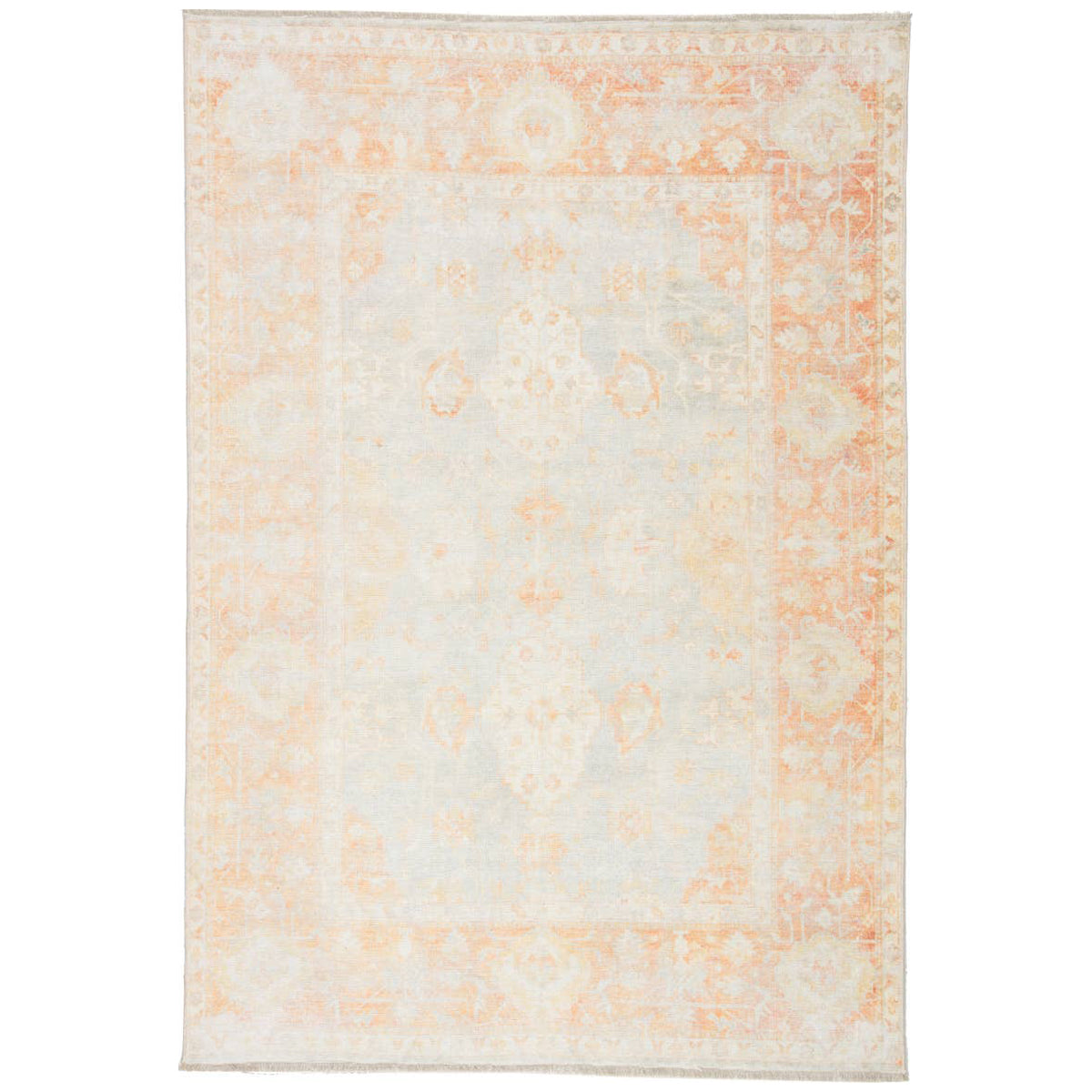 Jaipur Boheme Patrin Oriental Orange Light Gray BOH02 Rug