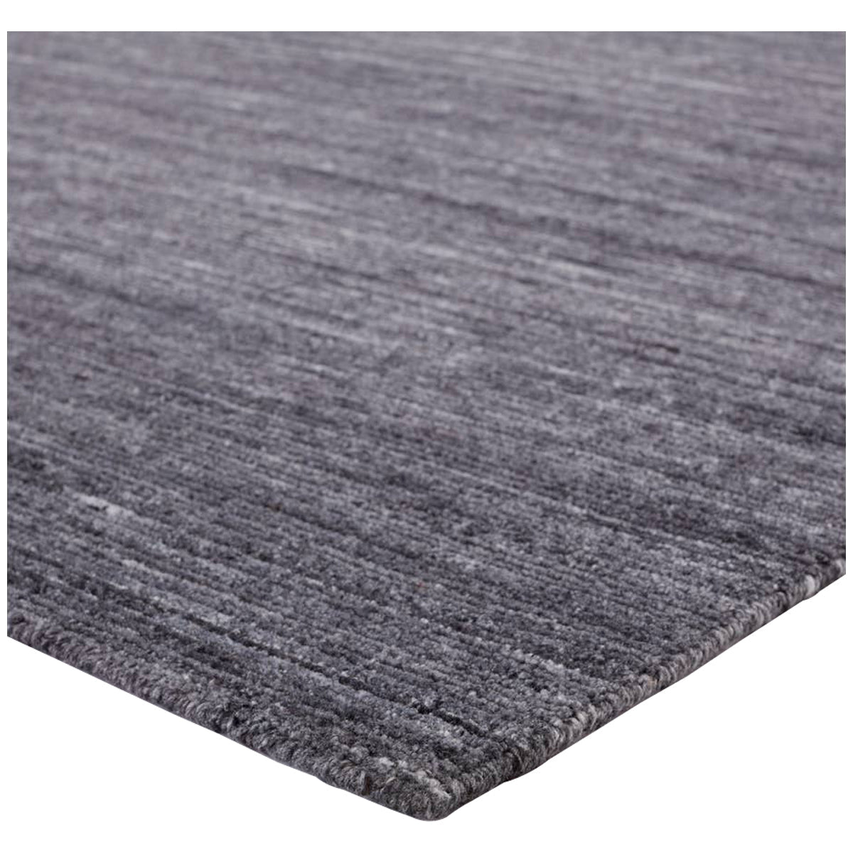 Jaipur Madras Evenin Solid Dark Blue Gray MDS08 Rug