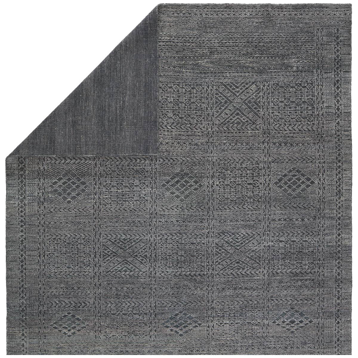 Jaipur Reign Jadene Geometric Charcoal Green REI14 Rug