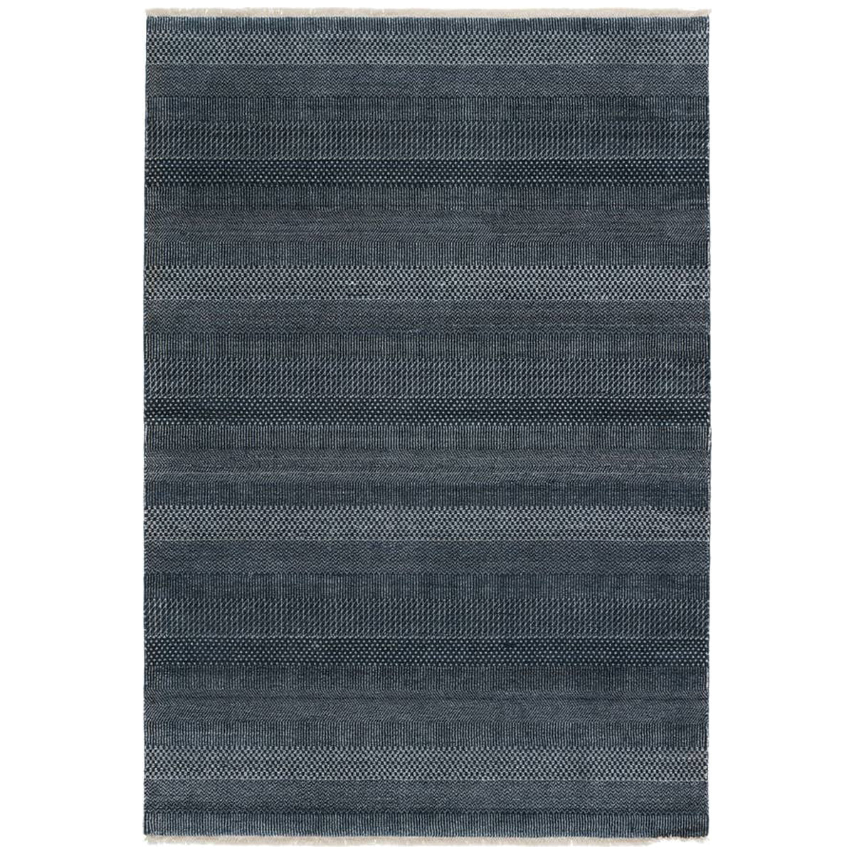 Jaipur Merritt Adler Tribal Dark Blue Ivory MER03 Rug