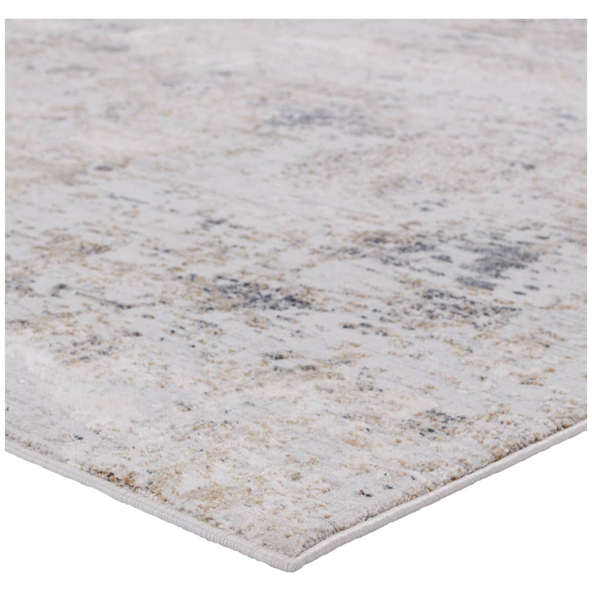 Jaipur Cirque Alcina Abstract Light Gray Gold CIQ39 Rug