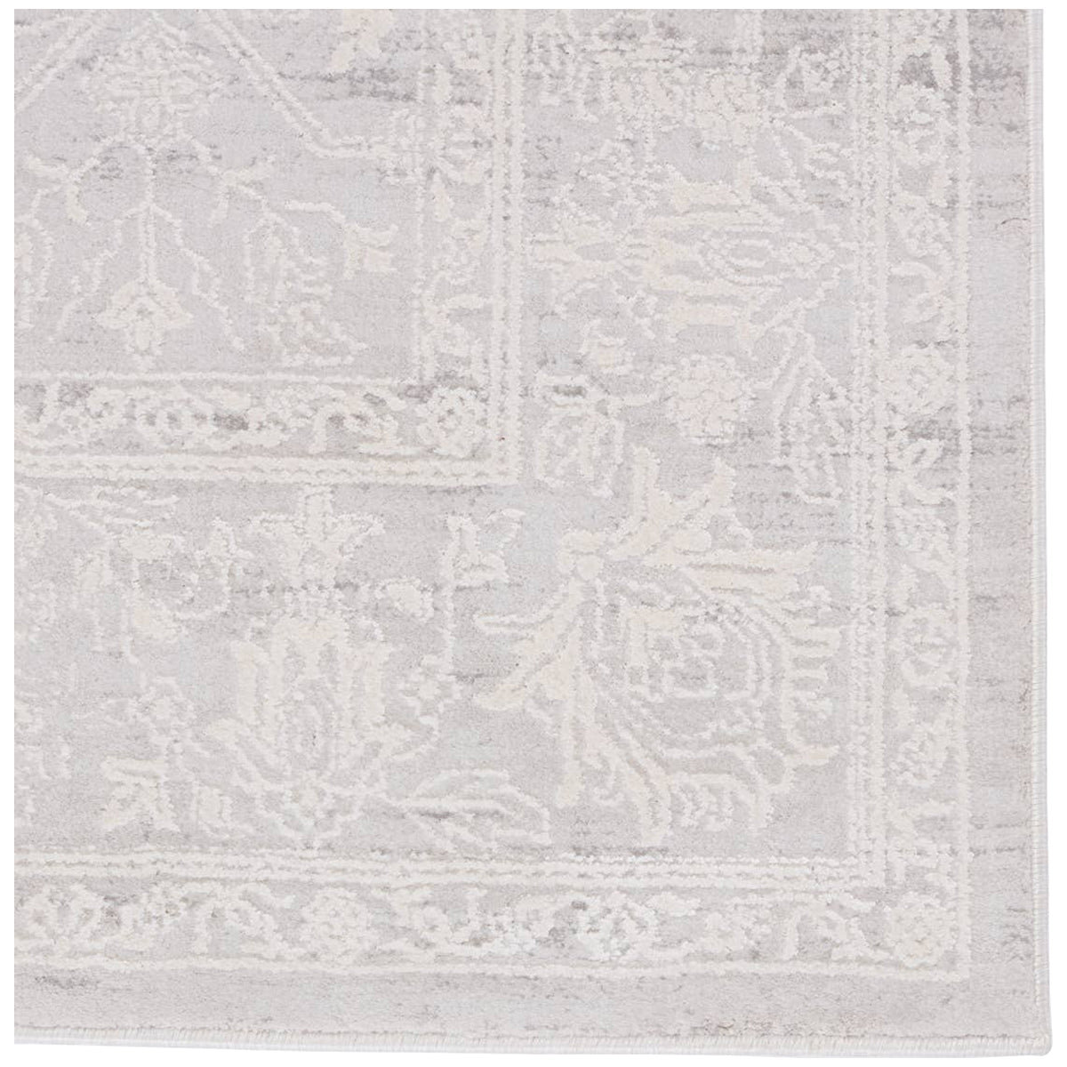 Jaipur Cirque Riella Floral Light Gray Cream CIQ41 Rug