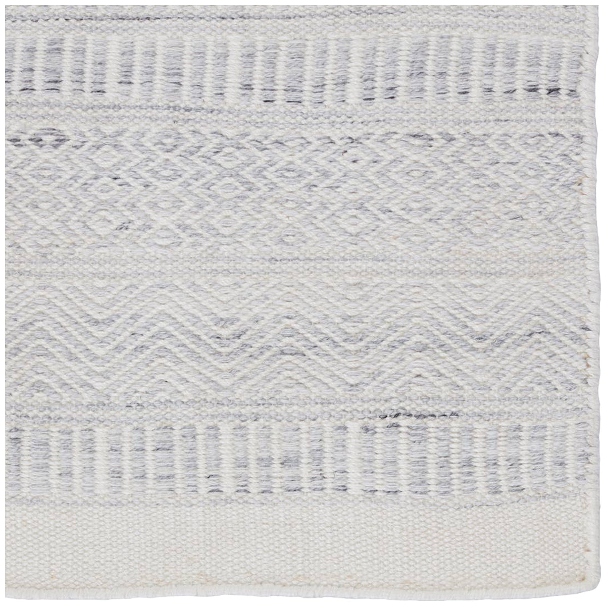 Jaipur Penrose Parson Tribal Light Gray Ivory PNR01 Rug