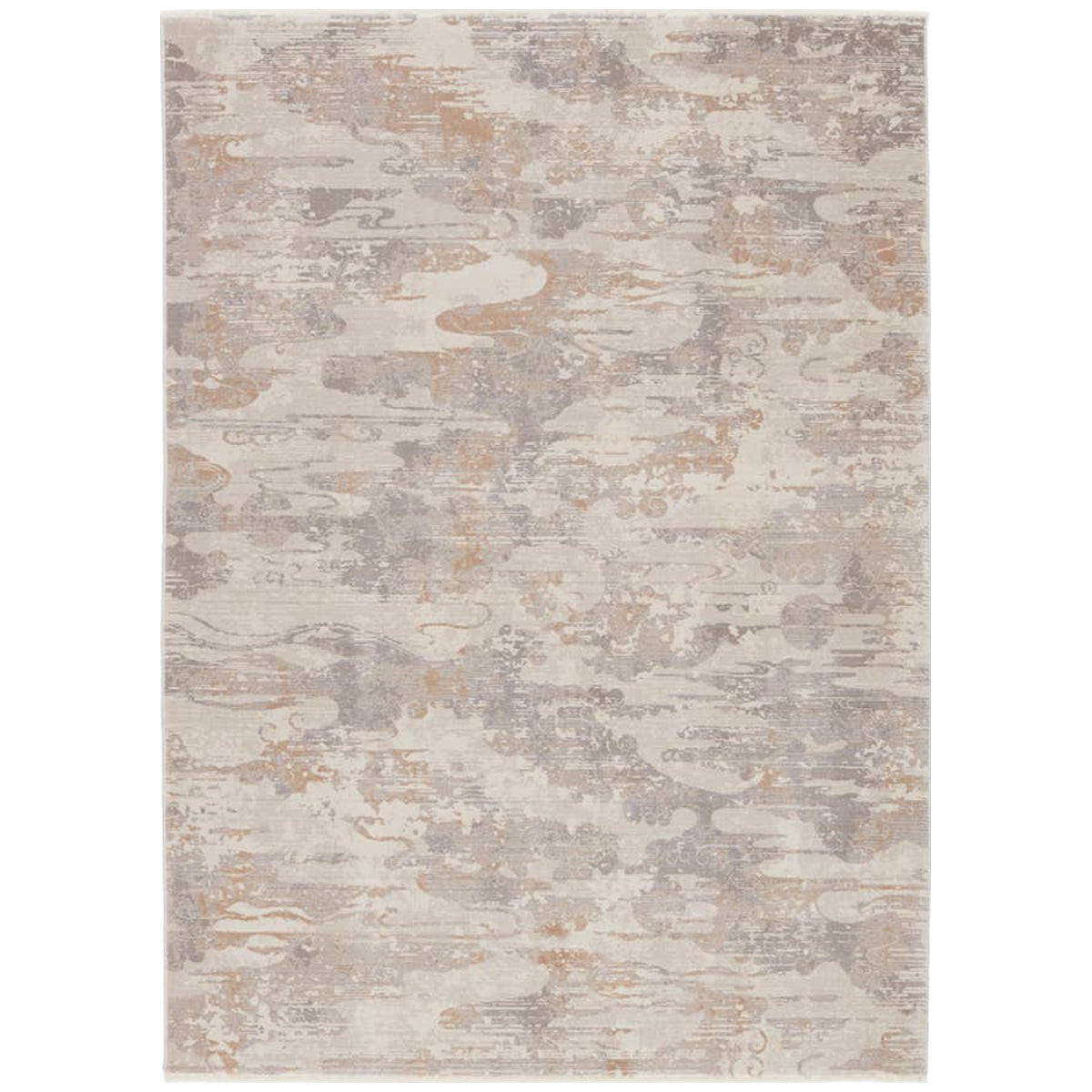 Jaipur Land Sea Sky by Kevin O&#39;Brien Cumulus Tan Cream LNS01 Rug