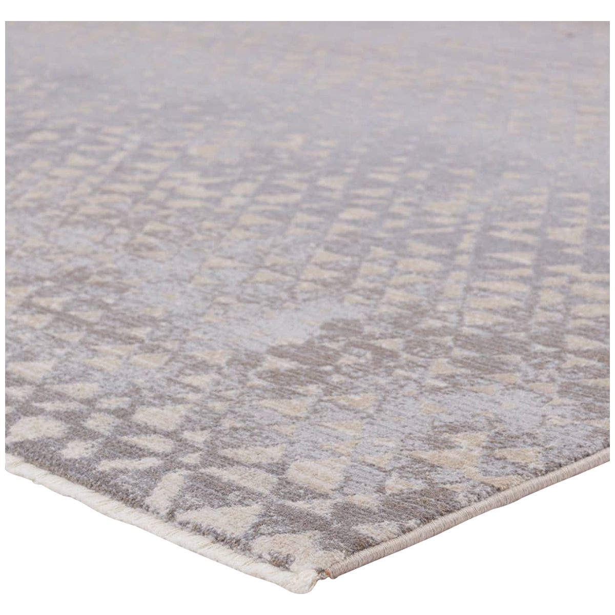 Jaipur Land Sea Sky by Kevin O&#39;Brien Sierra Gray Taupe LNS03 Rug