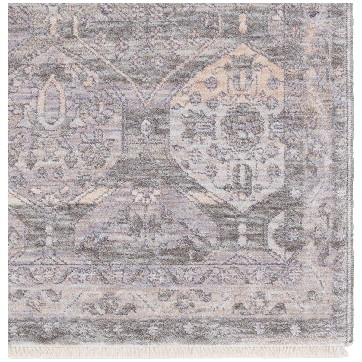 Jaipur Ballad Kiernan Trellis Gray Beige BLA07 Rug