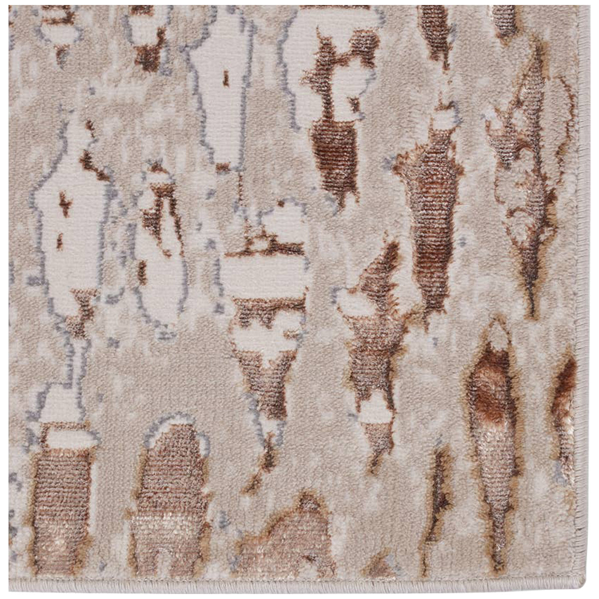 Jaipur Malilla by Nikki Chu Kimball Animal Beige Bronze MLI03 Rug