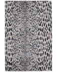 Jaipur Malilla by Nikki Chu Kimball Animal Dark Blue Ivory MLI04 Rug