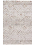 Jaipur Malilla by Nikki Chu Kalindi Tribal Cream Taupe MLI06 Rug