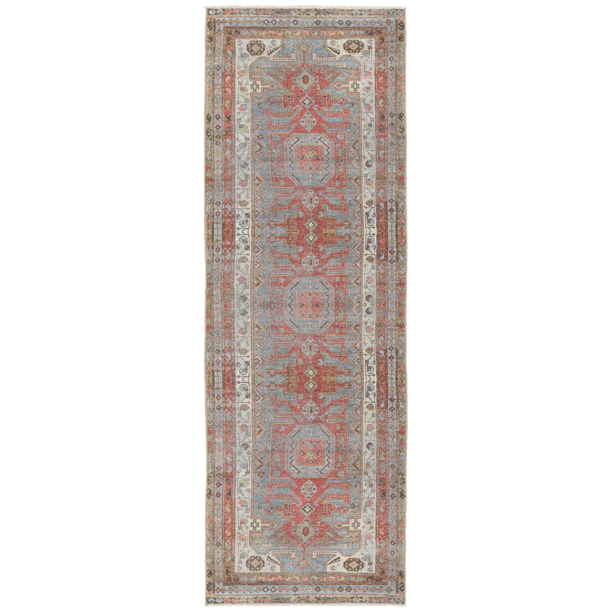 Jaipur Boheme Palazza Medallion Tribal Gray Orange BOH10 Rug