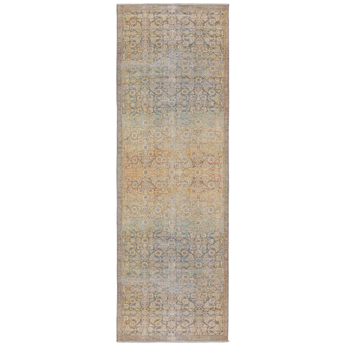 Jaipur Boheme Atkins Trellis Floral Gold Green BOH13 Rug