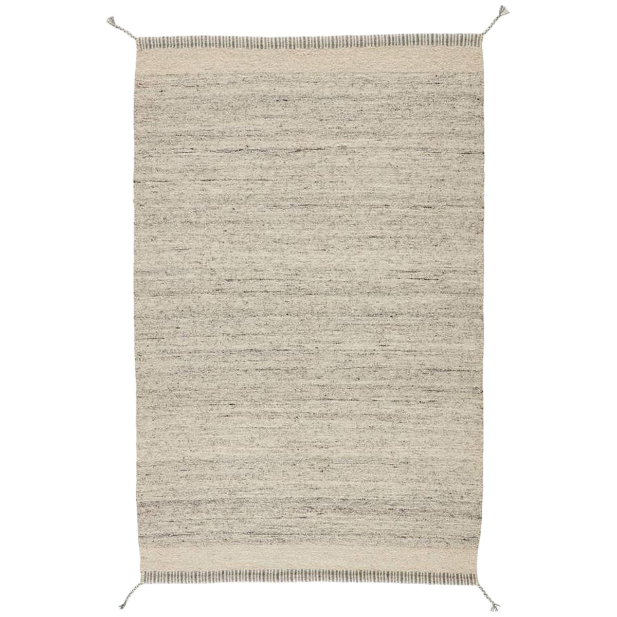 Jaipur Nazca Gila Border Solid Gray Ivory NAZ03 Rug