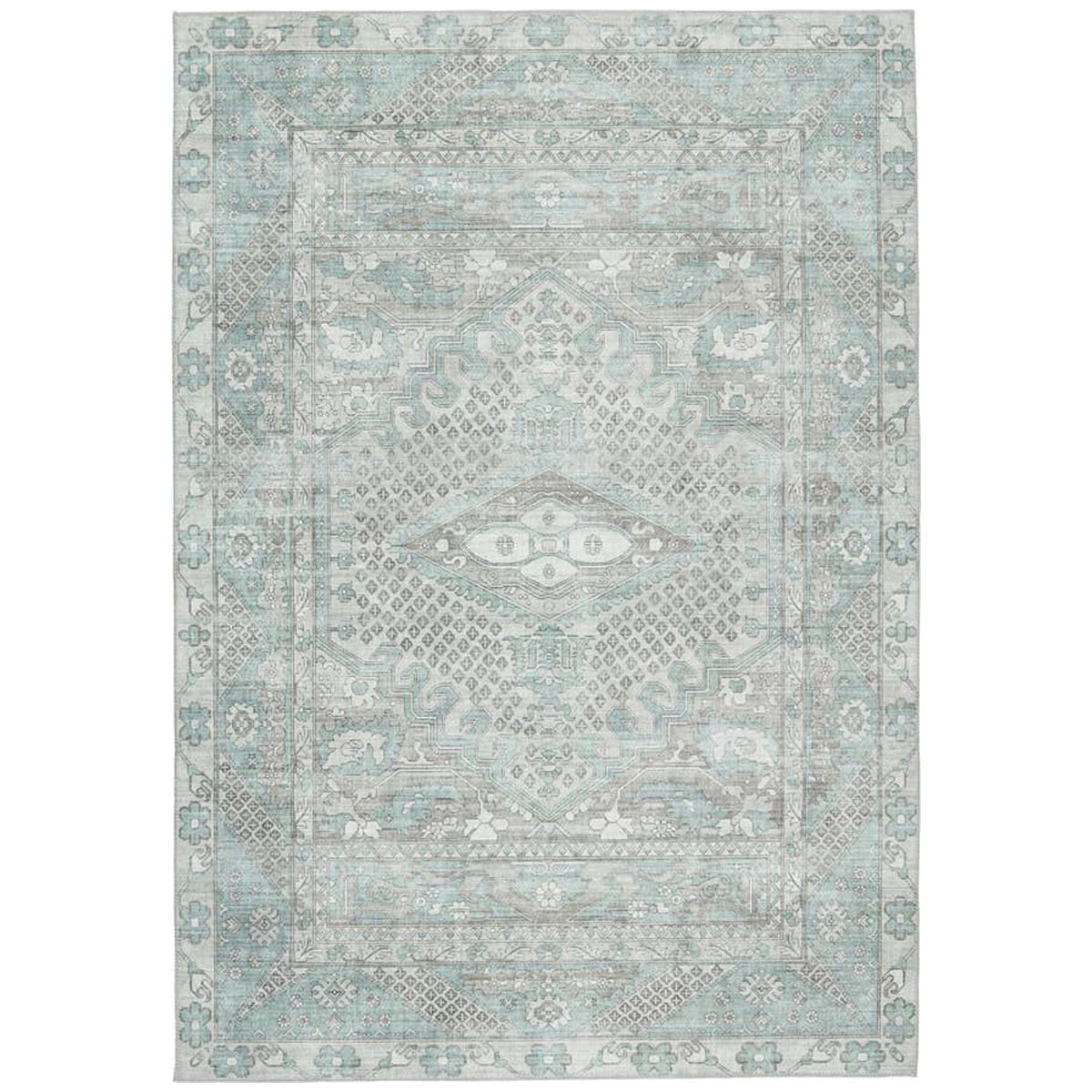 Jaipur Keyara by Nikki Chu Issa Light Blue Light Gray KNC01 Rug