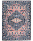 Jaipur Keyara by Nikki Chu Issa Medallion Dark Blue Pink KNC02 Rug