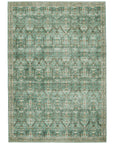 Jaipur Keyara by Nikki Chu Razi Trellis Green Tan KNC05 Rug