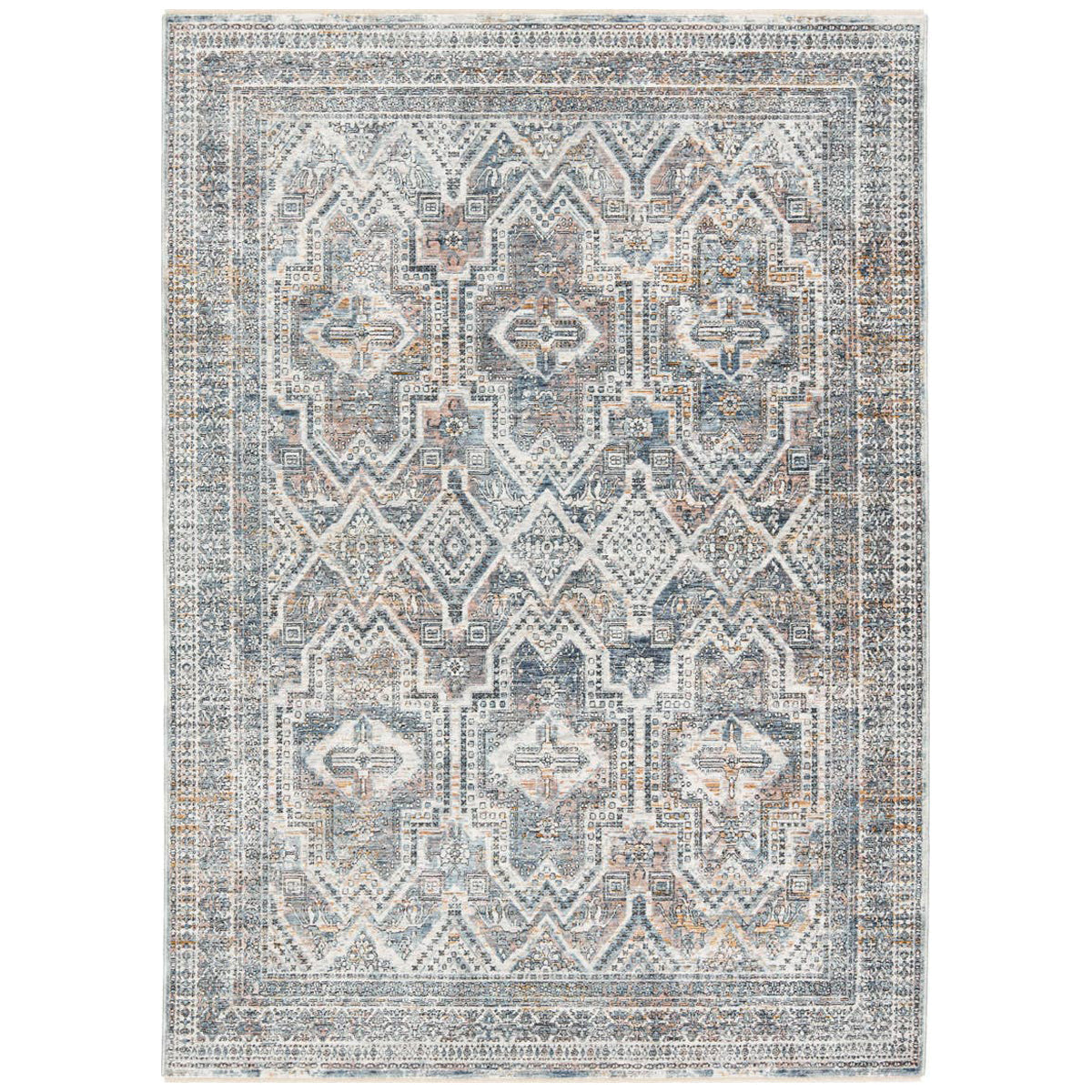 Jaipur Branham Nala Medallion Blue Gold BRA03 Rug