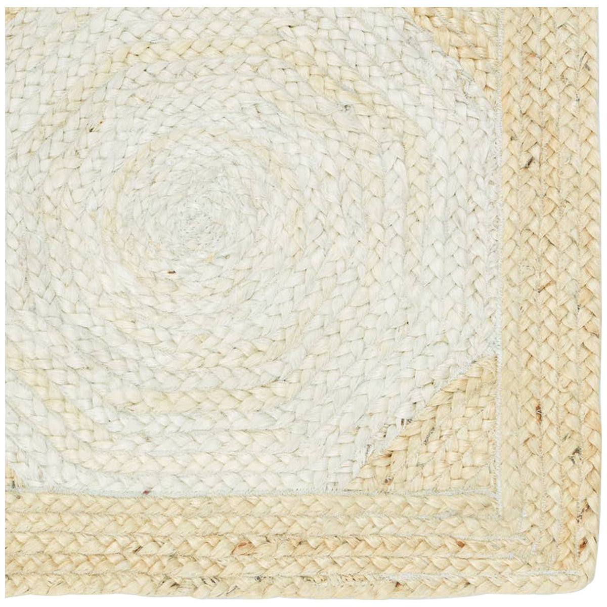 Jaipur Naturals Tobago Fiorita Geometric Light Beige White NAT43 Rug