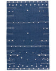 Jaipur Revelry Calli Geometric Tribal Blue White RVR02 Rug