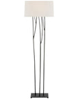 Visual Comfort Aspen Floor Lamp with Linen Shade