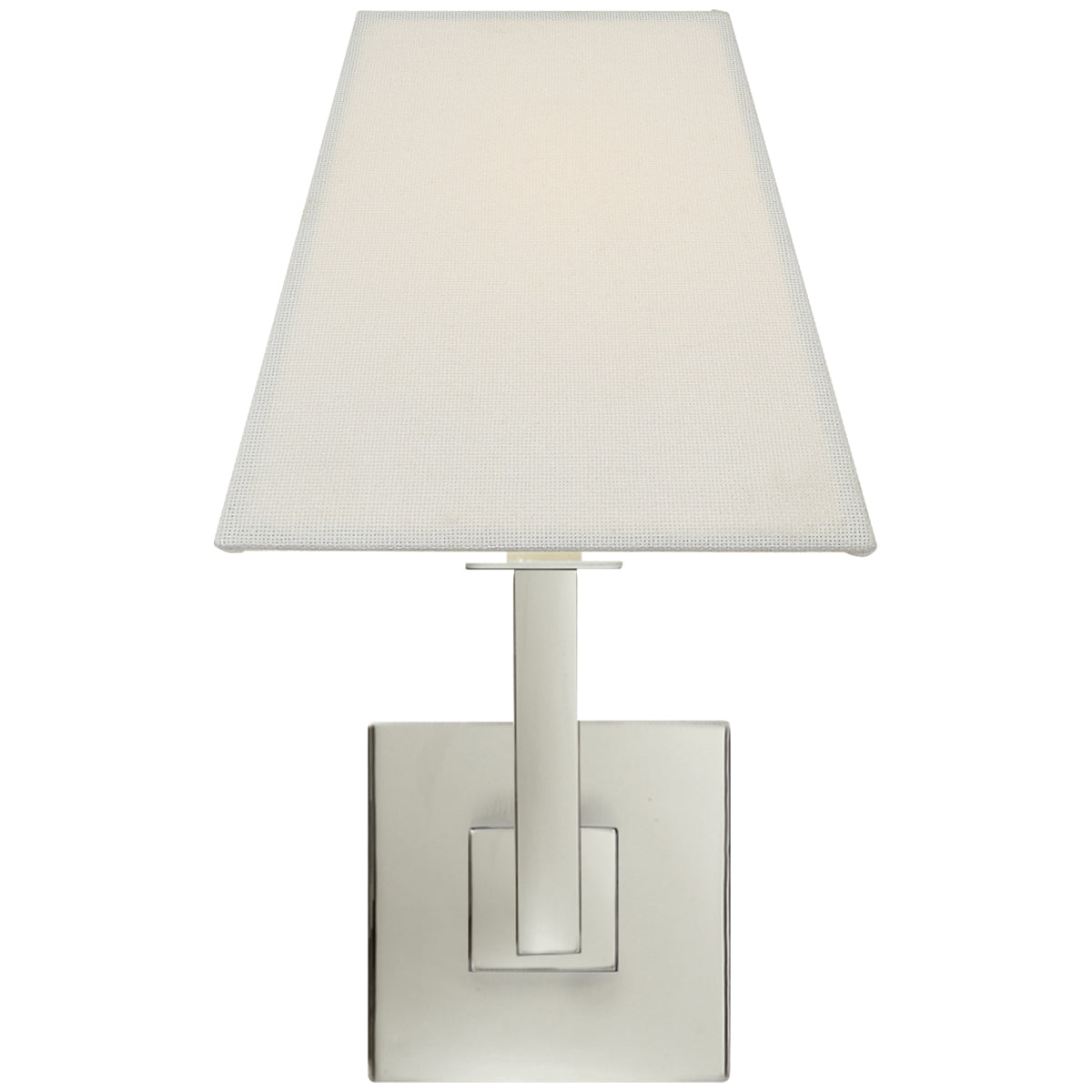 Visual Comfort Architectural Wall Sconce with Square Linen Shade