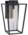 Visual Comfort Presidio Medium Bracketed Sconce with Clear Glass