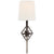 Visual Comfort Etoile Sconce with Linen Shade