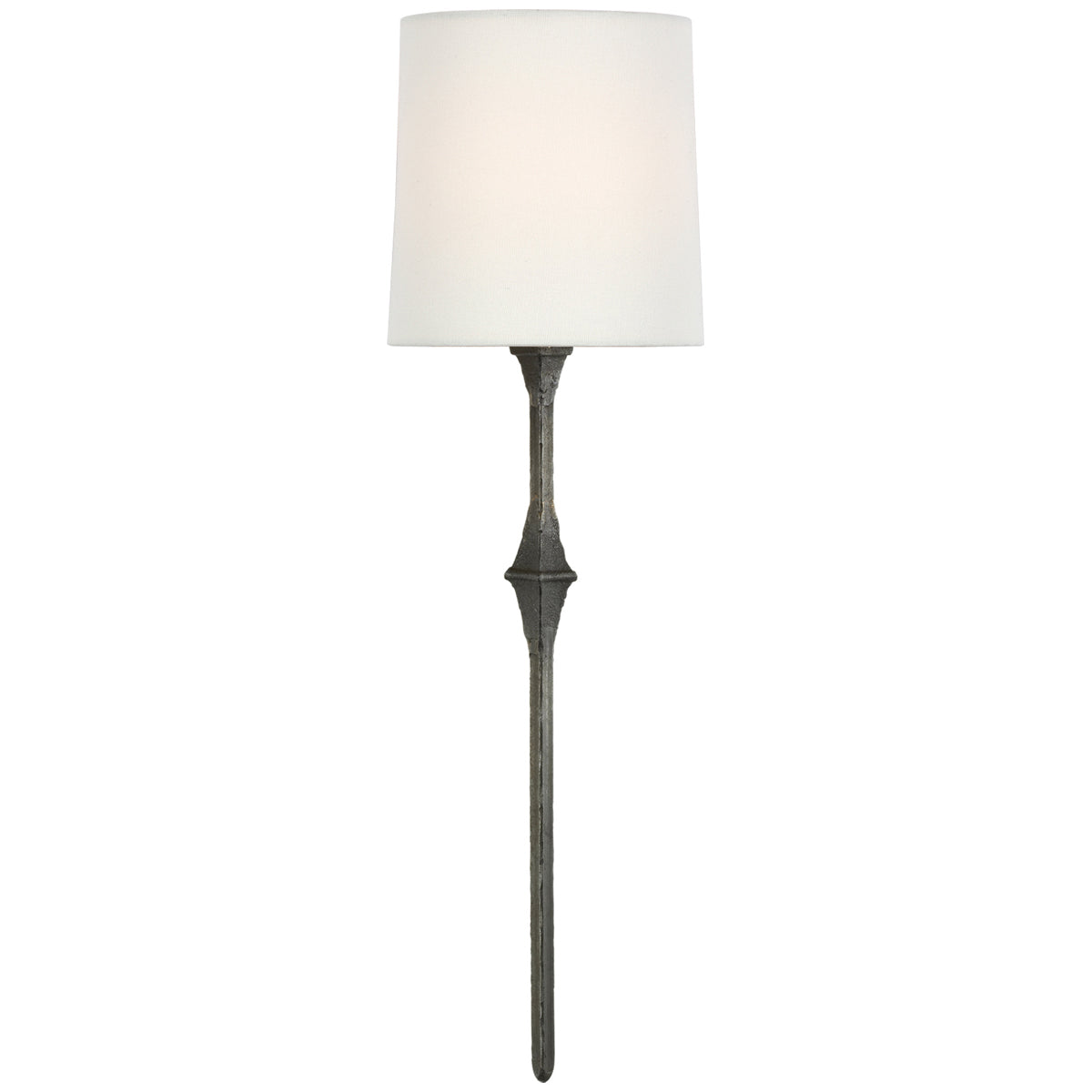 Visual Comfort Dauphine Sconce with Linen Shade