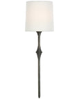 Visual Comfort Dauphine Sconce with Linen Shade